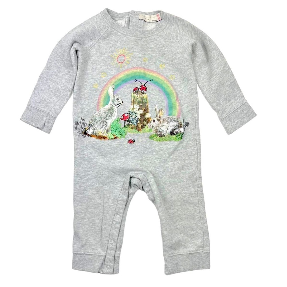Stella McCartney Kids Woodland Rainbow Romper